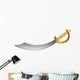 Vector Cutlass Sword Wall Decal