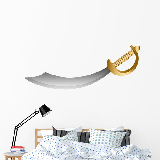Vector Cutlass Sword Wall Decal