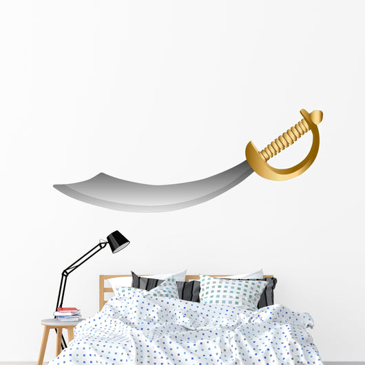 Vector Cutlass Sword Wall Decal