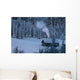 Mountain Hut Winter Wall Decal
