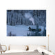 Mountain Hut Winter Wall Decal