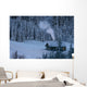 Mountain Hut Winter Wall Decal