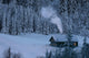 Mountain Hut Winter Wall Decal