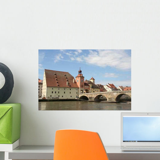 Stone Bridge Regensburg Wall Decal