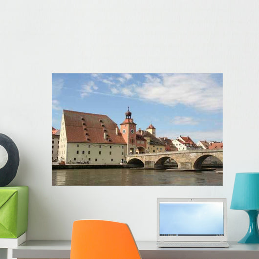 Stone Bridge Regensburg Wall Decal