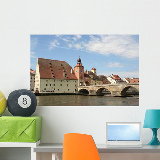 Stone Bridge Regensburg Wall Decal