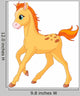 Cute Horse Foal Running Wall Decal