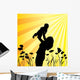 Vector Mother And Child Wall Decal