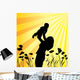Vector Mother And Child Wall Decal