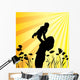 Vector Mother And Child Wall Decal