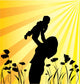 Vector Mother And Child Wall Decal
