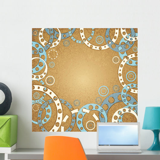Abstract Vintage Vector Wall Decal