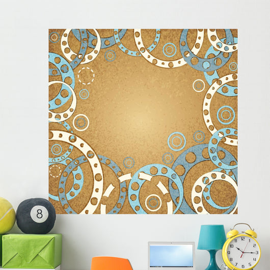 Abstract Vintage Vector Wall Decal