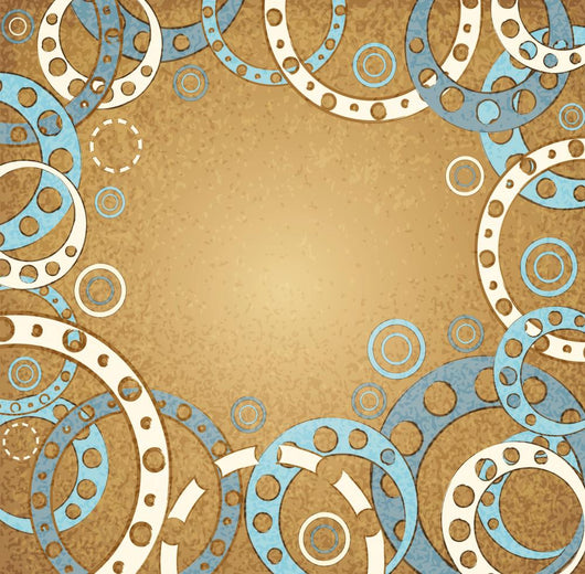 Abstract Vintage Vector Wall Decal