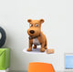 3D Dog Has Uncorked Wall Decal