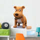 3D Dog Has Uncorked Wall Decal