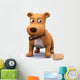 3D Dog Has Uncorked Wall Decal