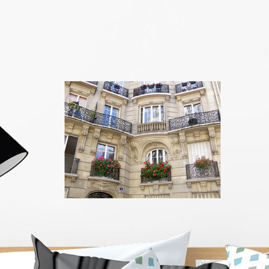 Stone Buildings Hollow Paris Wall Decal