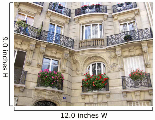 Stone Buildings Hollow Paris Wall Decal