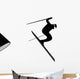 Skifahrer Ski Symbol Skispringer Wall Decal