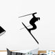 Skifahrer Ski Symbol Skispringer Wall Decal