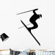 Skifahrer Ski Symbol Skispringer Wall Decal