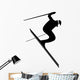 Skifahrer Ski Symbol Skispringer Wall Decal