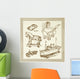Antique Toys Wall Decal