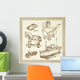 Antique Toys Wall Decal