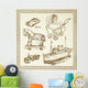 Antique Toys Wall Decal