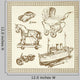 Antique Toys Wall Decal