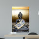 Small Buddha Bronze Wall Decal