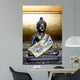 Small Buddha Bronze Wall Decal