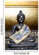 Small Buddha Bronze Wall Decal