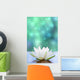 White Water Lilly Flower Wall Decal