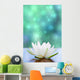 White Water Lilly Flower Wall Decal