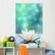 White Water Lilly Flower Wall Decal