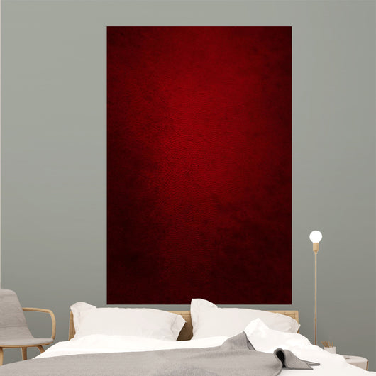 Dark Red Leather Wall Decal