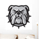 Bulldog Head Wall Decal
