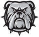 Bulldog Head Wall Decal
