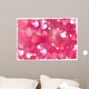 Grunge Hearts Wall Decal