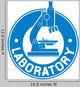 Laboratory Label Wall Decal