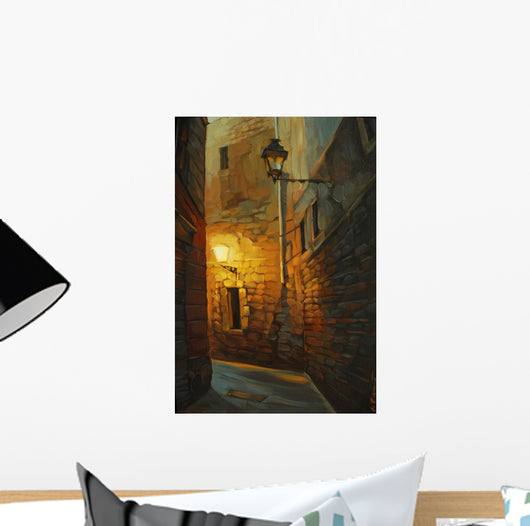 Medieval Street Gothic Quarter Wall Decal