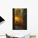 Medieval Street Gothic Quarter Wall Decal