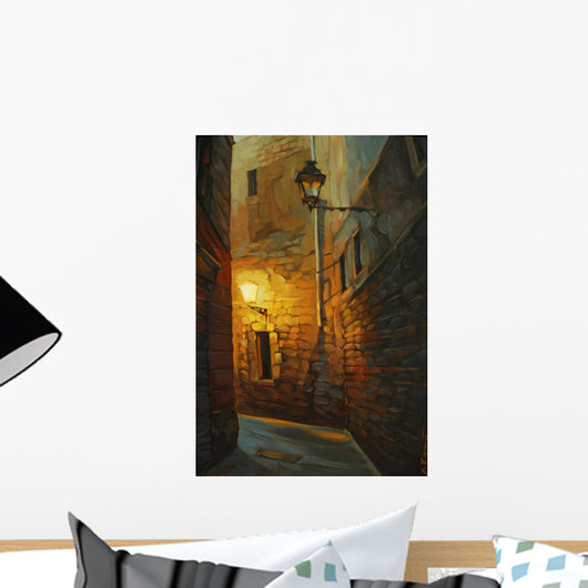 Medieval Street Gothic Quarter Wall Decal