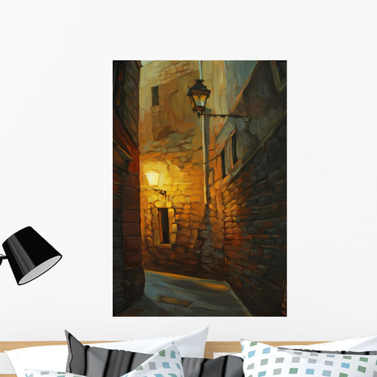 Medieval Street Gothic Quarter Wall Decal
