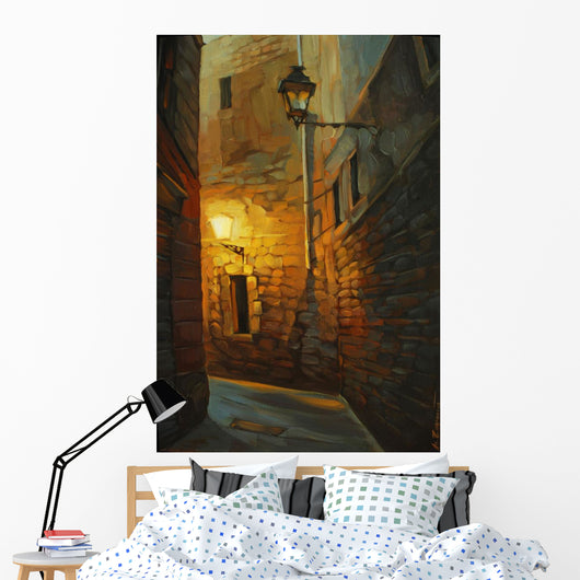 Medieval Street Gothic Quarter Wall Decal
