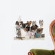 Chihuahuas Christmas Sleigh Wall Decal