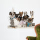 Chihuahuas Christmas Sleigh Wall Decal