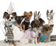 Chihuahuas Christmas Sleigh Wall Decal